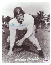Weldon Humble Autographed 8x10 Photo Cleveland Browns PSA/DNA #S35274