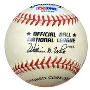 Chris Van Cuyk Autographed Official NL Baseball Brooklyn Dodgers PSA/DNA #Q36929
