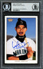 Ichiro Suzuki Autographed 2003 Topps 206 Card #360 Seattle Mariners Beckett BAS Stock #191266
