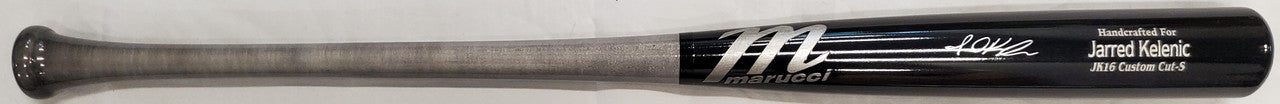 Jarred Kelenic Autographed Black Marucci Game Model Bat Atlanta Braves Beckett BAS Stock #191544