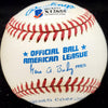 Scott Simpson Autographed Official AL Baseball Beckett BAS #X12655