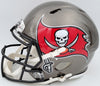 Tom Brady Autographed Tampa Bay Buccaneers Gray Full Size Authentic Speed Helmet Fanatics Holo Stock #202344