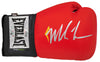 Mike Tyson Autographed Red Everlast Everfresh Boxing Glove (Right Handed RH, Silver) Beckett BAS Stock #202301