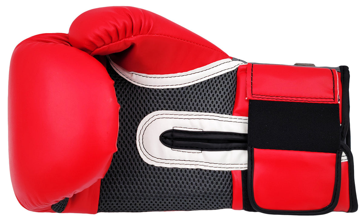 Mike Tyson Autographed Red Everlast Everfresh Boxing Glove (Right Handed RH, Silver) Beckett BAS Stock #202301