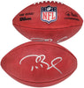 Tom Brady Autographed Official NFL Leather Football New England Patriots Fanatics Holo Stock #202346