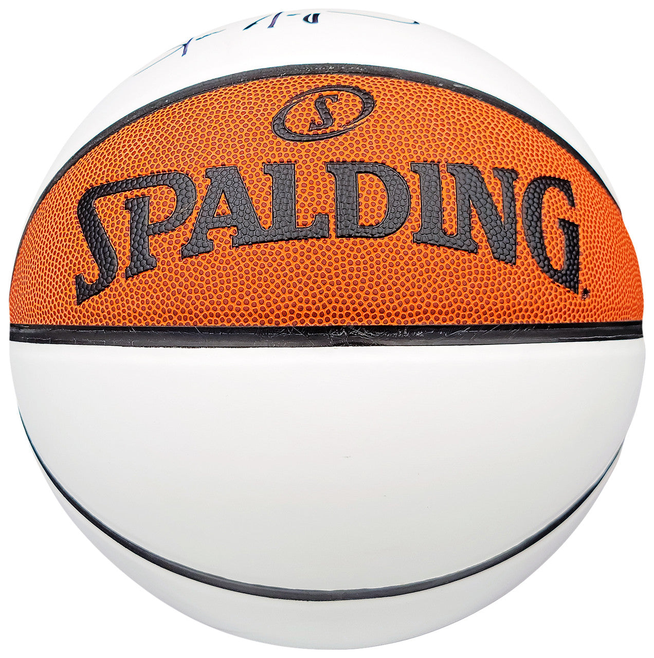 Shawn Kemp Autographed Official Spalding White Logo Basketball Seattle Supersonics MCS Holo Stock #202384