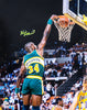 Xavier McDaniel Autographed 16x20 Photo Seattle Supersonics MCS Holo Stock #202460
