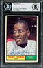 Valmy Thomas Autographed 1961 Topps Card #319 Cleveland Indians Beckett BAS #14065984