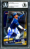 Fernando Tatis Jr. Autographed 2019 Topps Finest Rookie Card #85 San Diego Padres Beckett BAS Stock #202731