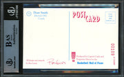 Dean Smith Autographed 1992-93 Capital Cards 3.25x5.5 Postcard #18 North Carolina Beckett BAS #14066958