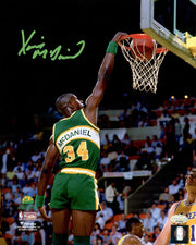 Xavier McDaniel Autographed 8x10 Photo Seattle Supersonics Slam Dunk MCS Holo Stock #202453