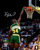 Xavier McDaniel Autographed 8x10 Photo Seattle Supersonics Slam Dunk MCS Holo Stock #202454