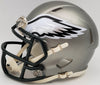 Herschel Walker Autographed Philadelphia Eagles Flash Silver Speed Mini Helmet Beckett BAS QR Stock #202147