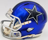 Herschel Walker Autographed Dallas Cowboys Flash Blue Speed Mini Helmet Beckett BAS QR Stock #202148