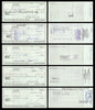 Max McGee Autographed 2.75x6 Check Green Bay Packers Lot of 50 SKU #174046