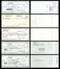 Max McGee Autographed 2.75x6 Check Green Bay Packers Lot of 20 SKU #174045