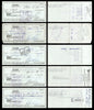 Max McGee Autographed 2.75x6 Check Green Bay Packers Lot of 20 SKU #174044