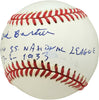 Dick Bartell Autographed Official NL Baseball New York Giants "Starting SS National League 7-6--33" Beckett BAS #V68025
