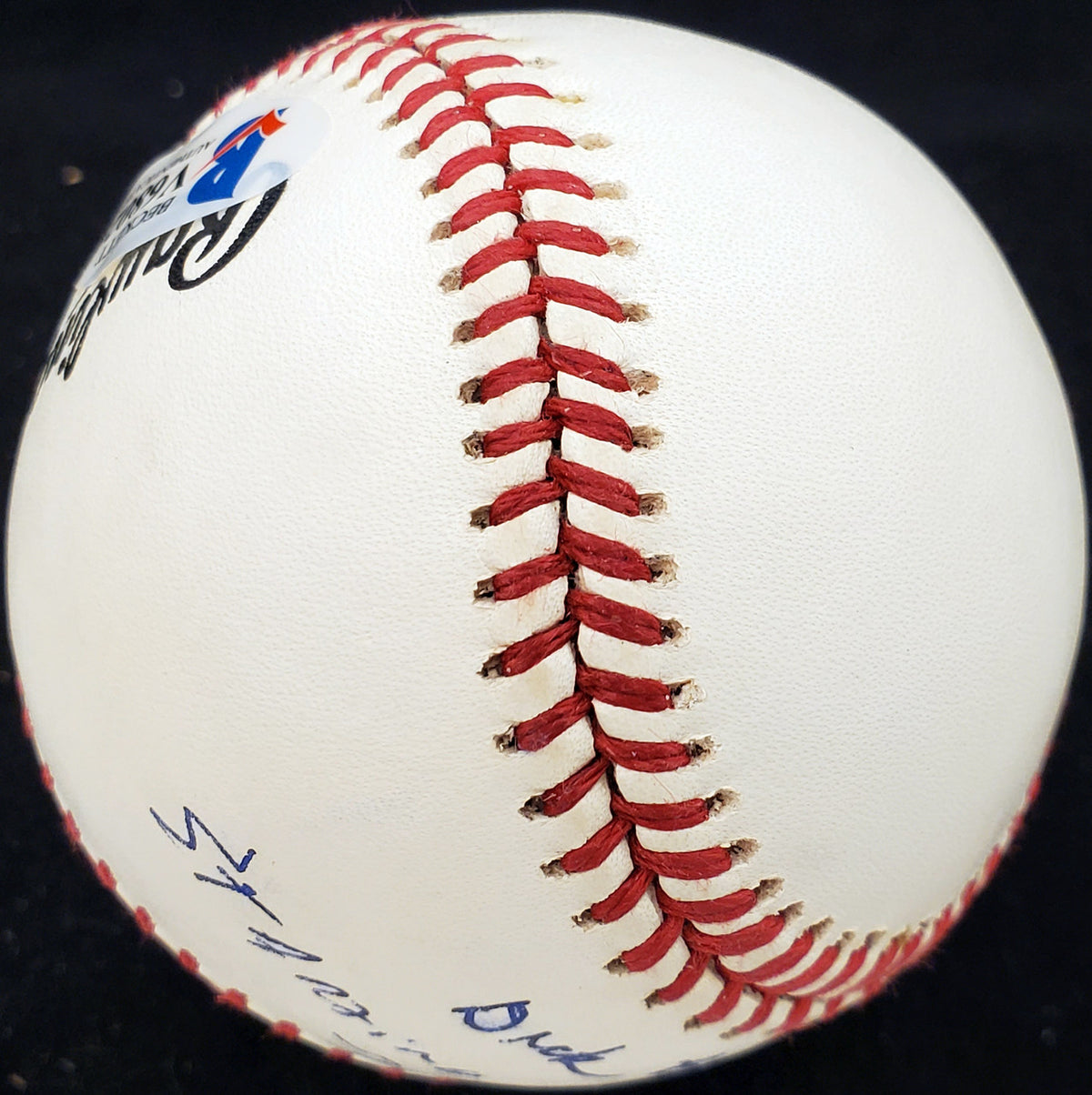 Dick Bartell Autographed Official NL Baseball New York Giants "Starting SS National League 7-6--33" Beckett BAS #V68025