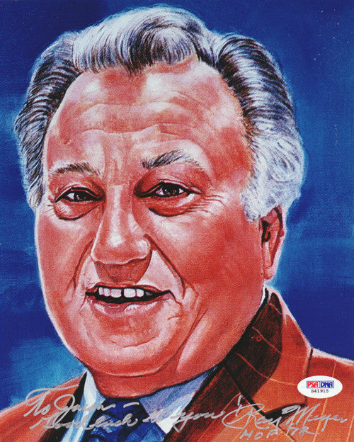 Ray Meyer Autographed 8x10 Photo DePaul Blue Demons "To John" PSA/DNA #S41915