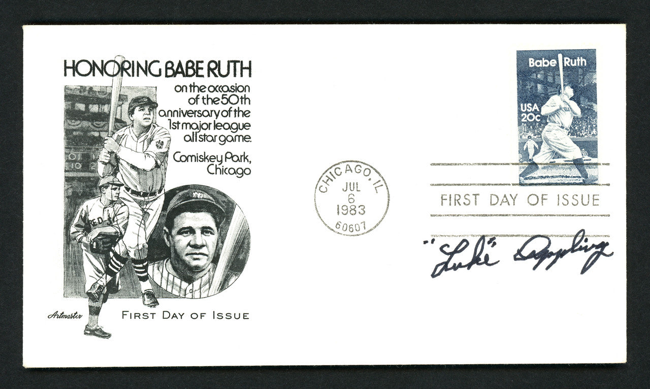 Luke Appling Autographed First Day Cover Chicago White Sox SKU #156825