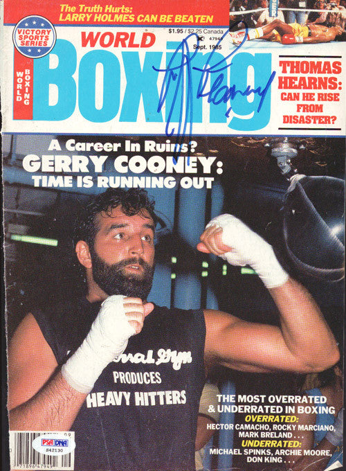Gerry Cooney Autographed Boxing World Magazine Cover PSA/DNA #S42130