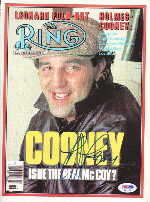 Gerry Cooney Autographed The Ring Magazine Cover PSA/DNA #S42139