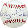 Bobby Wilkins Autographed Official MLB Baseball Philadelphia A's Beckett BAS #V68099