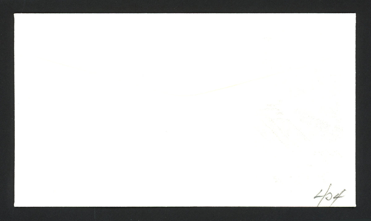 Billy Gabor Autographed First Day Cover Syracuse Nationals SKU #165017