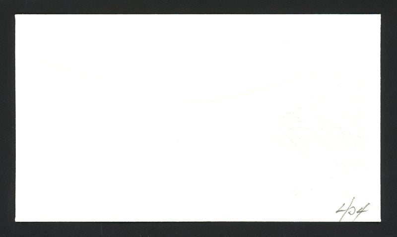 Billy Gabor Autographed First Day Cover Syracuse Nationals SKU #165017