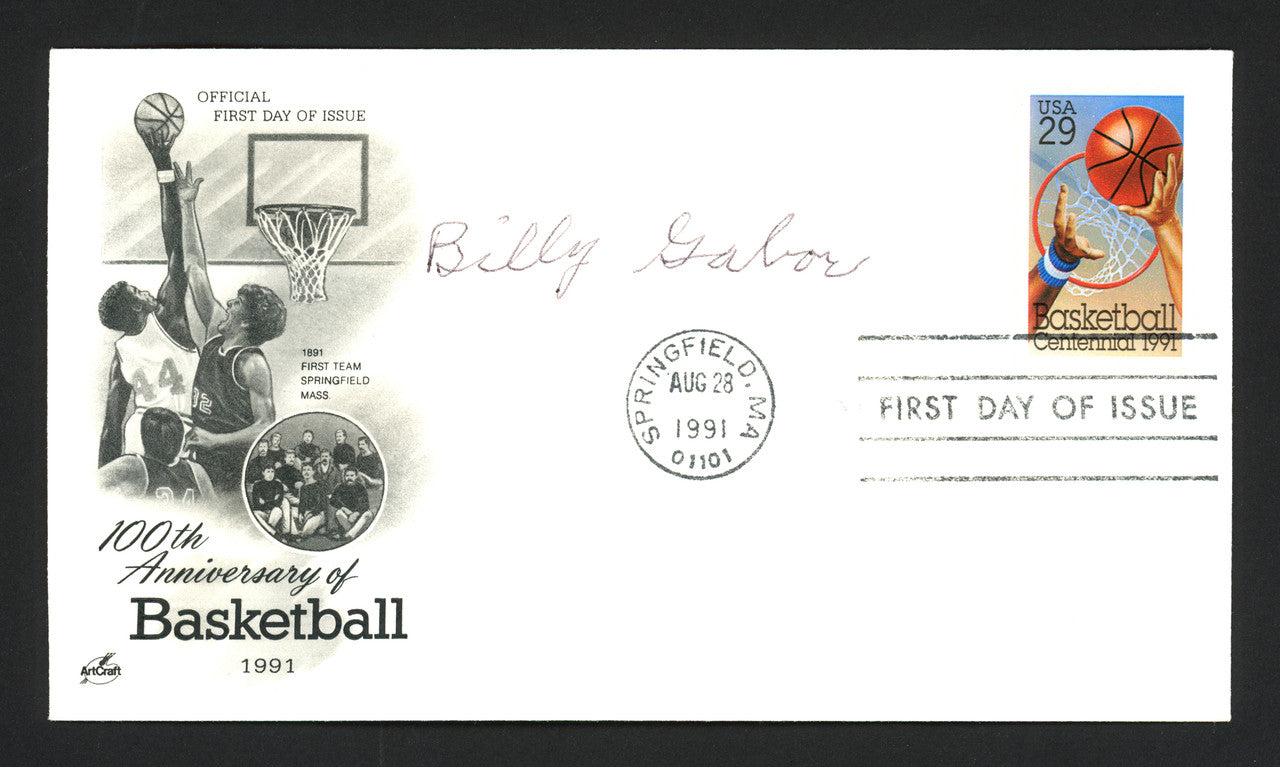 Billy Gabor Autographed First Day Cover Syracuse Nationals SKU #165017