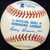 Steady Eddie Lopat Autographed Official AL Baseball New York Yankees Beckett BAS #V68156
