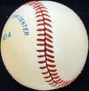 Steady Eddie Lopat Autographed Official AL Baseball New York Yankees Beckett BAS #V68156