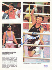 Oscar De La Hoya Autographed Magazine Page Photo PSA/DNA #S47099