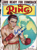 Joey Maxim Autographed The Ring Magazine Cover PSA/DNA #S47192