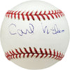 Carl Miles Autographed Official MLB Baseball Philadelphia A's Beckett BAS #V68196