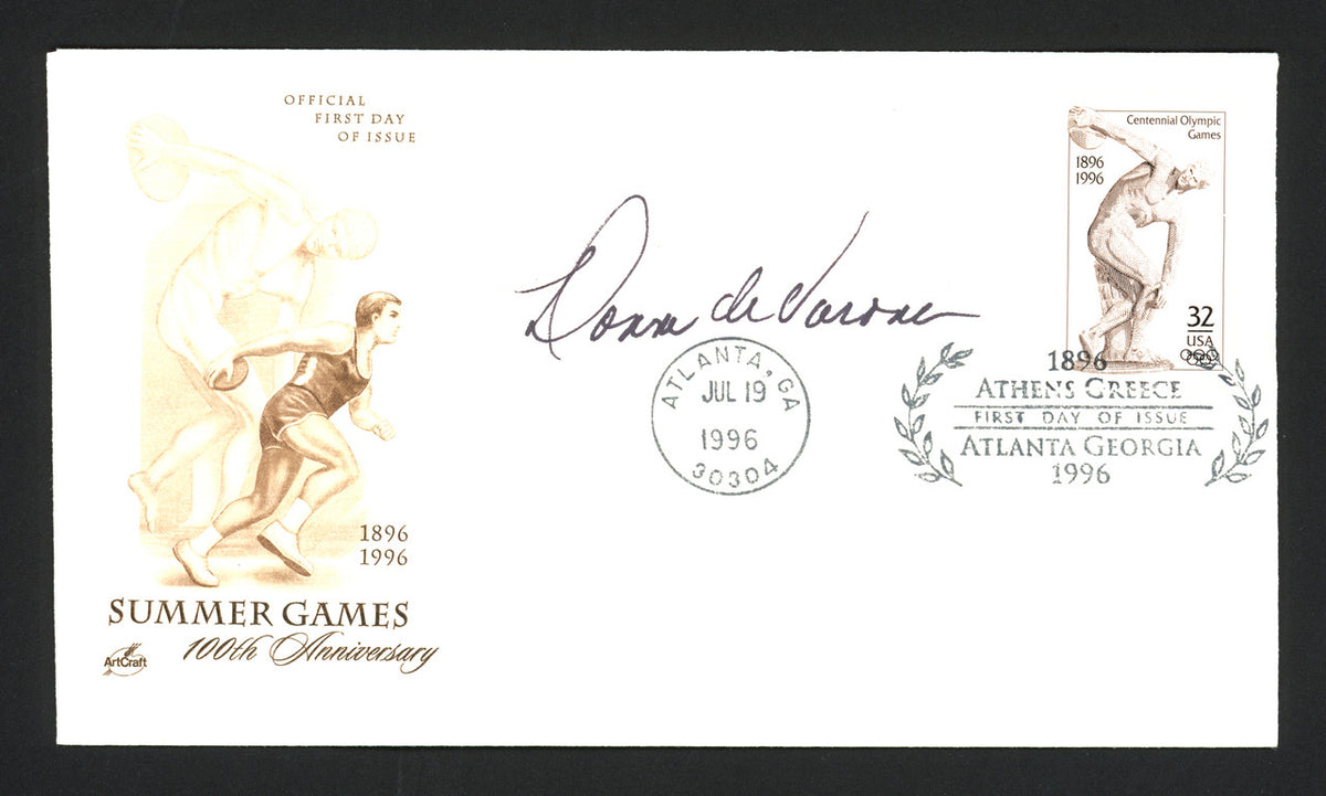 Donna De Varona Autographed First Day Cover Swimmer SKU #165047