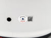 Mac Jones Autographed New England Patriots Lunar Eclipse White Full Size Replica Speed Helmet Beckett BAS QR Stock #202966