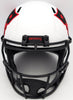 Mac Jones Autographed New England Patriots Lunar Eclipse White Full Size Replica Speed Helmet Beckett BAS QR Stock #202966