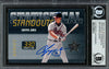 Chipper Jones Autographed 2002 Leaf Rookie & Stars Statistical Standouts Card #SS-5 Atlanta Braves Beckett BAS #12750513