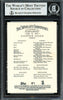 Chipper Jones Autographed 2012 Topps Allen & Ginter Card #33 Atlanta Braves Beckett BAS Stock #193133