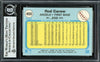 Rod Carew Autographed 1982 Fleer Card #455 California Angels Beckett BAS Stock #193234