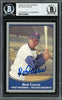 Rod Carew Autographed 1990 Pacific Card #17 Minnesota Twins Beckett BAS Stock #193257