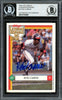 Rod Carew Autographed 1991 Kellogg's Card #2 Minnesota Twins Beckett BAS #12753957