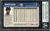Rod Carew Autographed 2000 Fleer Greats of the Game Card #75 Minnesota Twins Beckett BAS Stock #193277