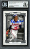 Rod Carew Autographed 2014 Topps Museum Collection Card #58 California Angels Beckett BAS #12754267