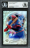 Rod Carew Autographed 2015 Topps Tribute Card #2 Minnesota Twins Beckett BAS #12754352