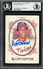 Rod Carew Autographed 2017 Topps Allen & Ginter Card #79 Minnesota Twins Beckett BAS #12754465