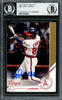 Rod Carew Autographed 2017 Topps Salute Card #S-91 California Angels Beckett BAS #12754483
