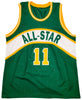 Seattle Supersonics Detlef Schrempf Autographed Green Jersey MCS Holo Stock #202421